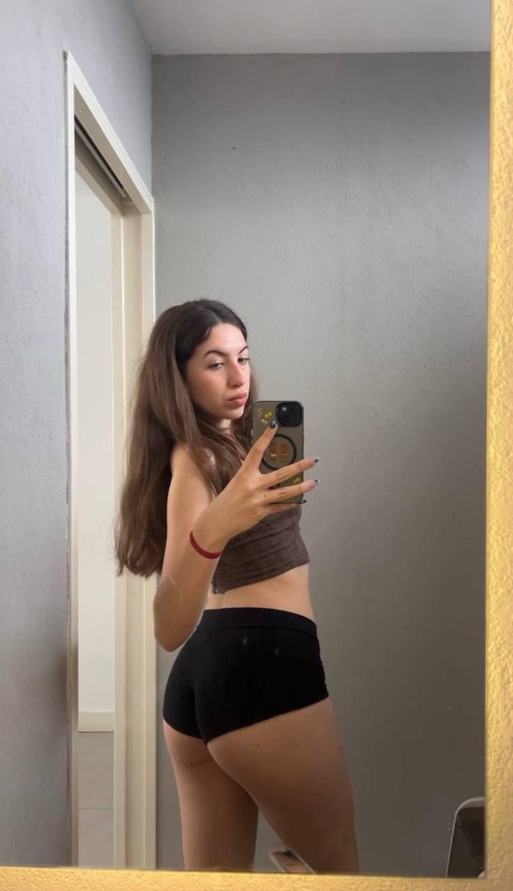 Amber in her underwear in Bratislava