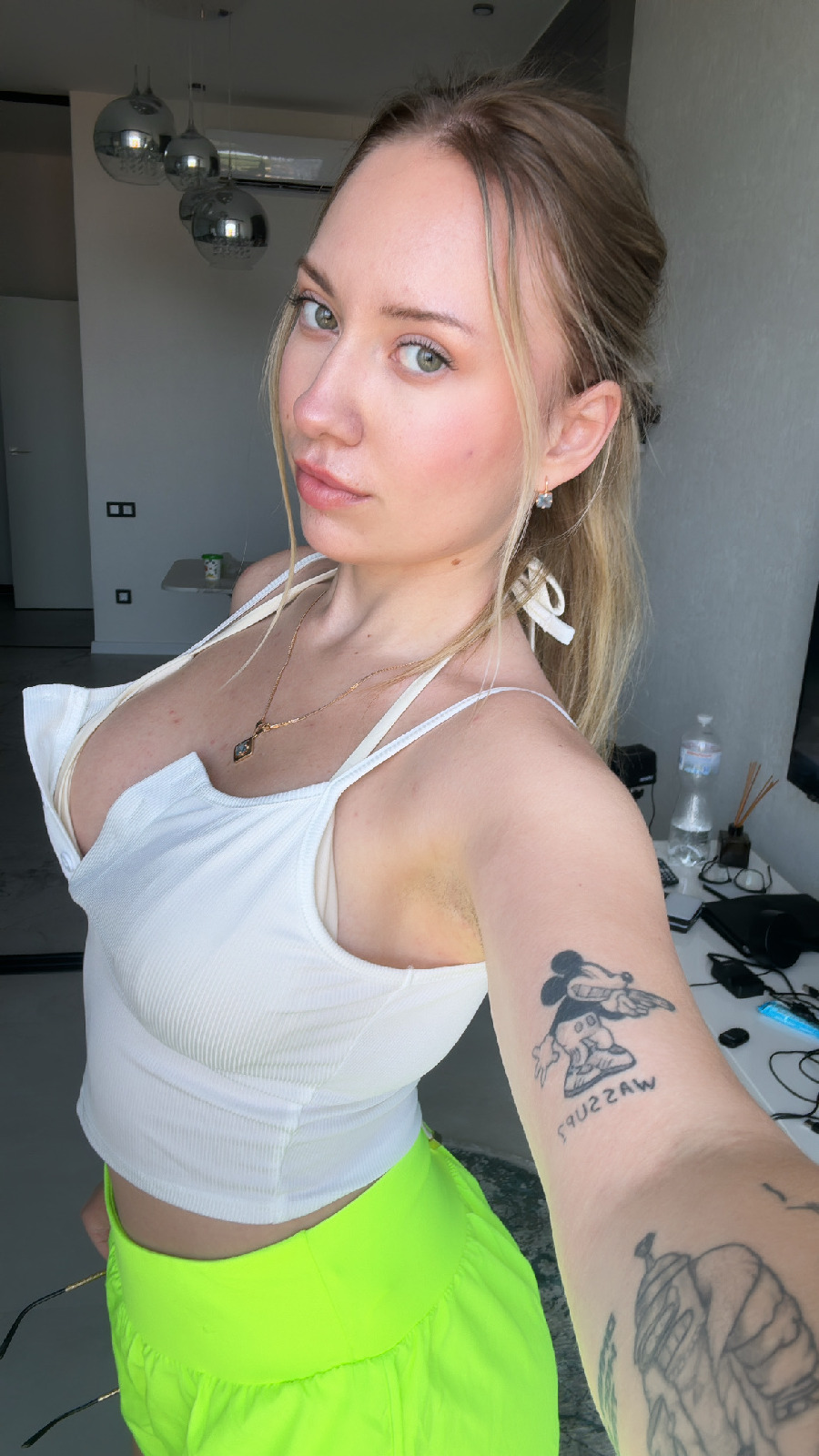 KateV in her underwear in Bratislava