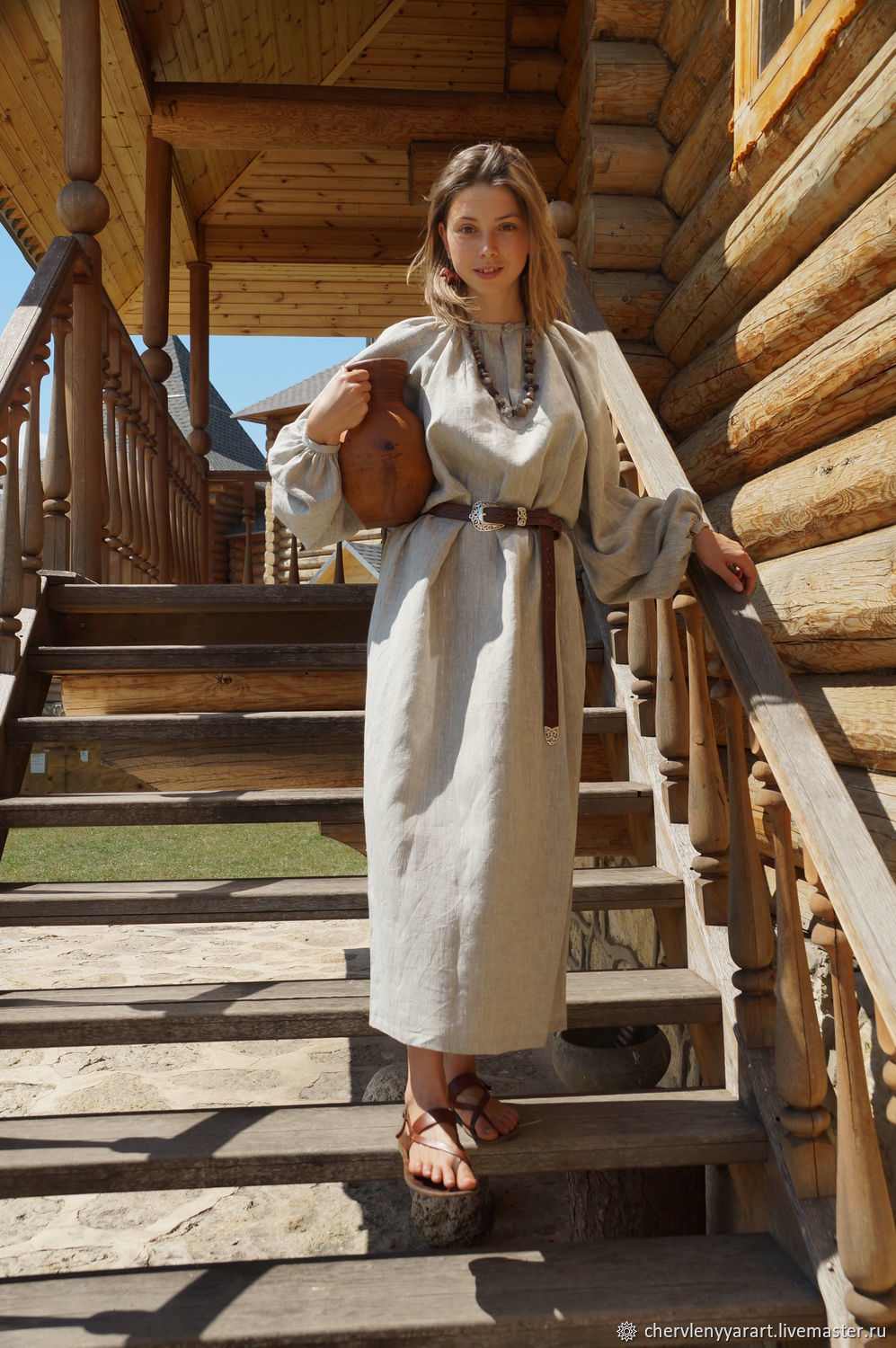 Girls in Slavic costumes in Bratislava